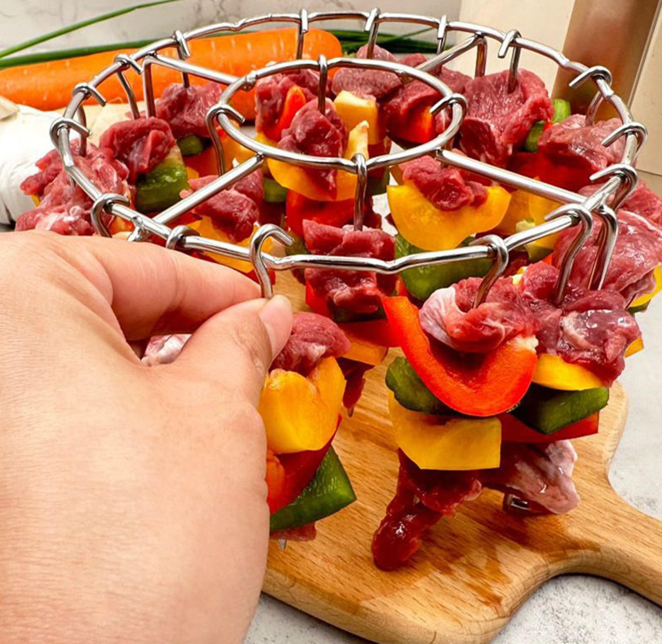 Parrilla Vertical para Air Fryer: Más Sabor, Menos Humo y Cero Desorden