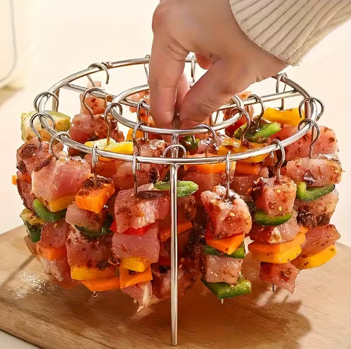 Parrilla Vertical para Air Fryer: Más Sabor, Menos Humo y Cero Desorden